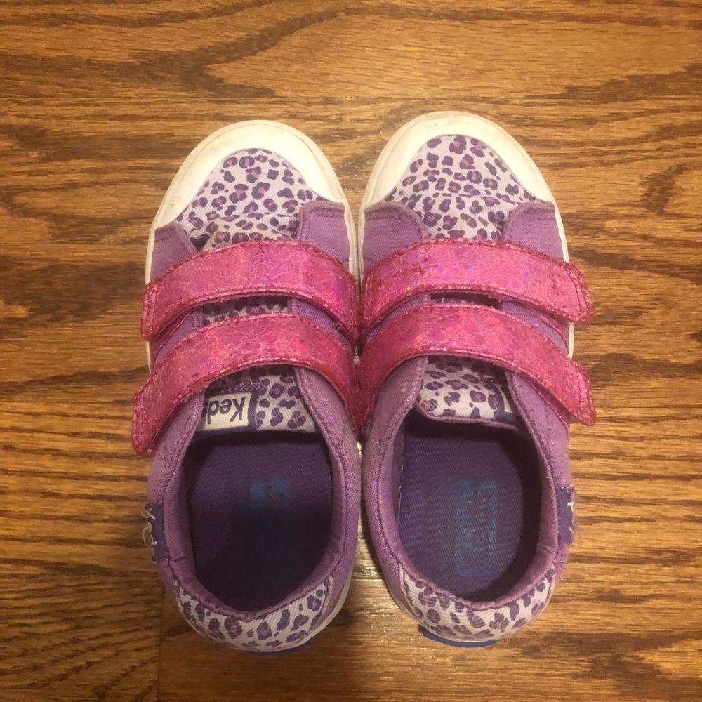 Glittery Cheetah Keds 8.5